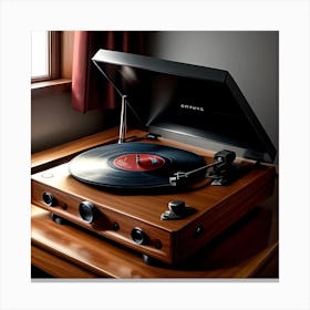 Turntable Canvas Print