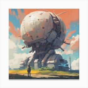 Futuristic Art Canvas Print