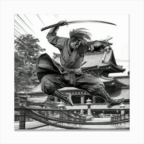 Samurai Art 116 Canvas Print