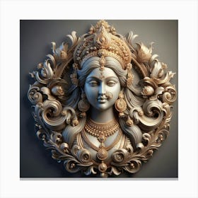 Hindu Goddess 4 Canvas Print