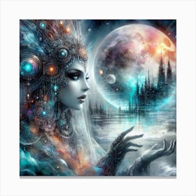 Ethereal Woman Canvas Print