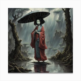 Geisha Canvas Print