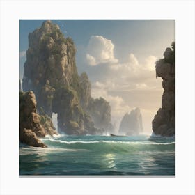 Fantasy sea Canvas Print