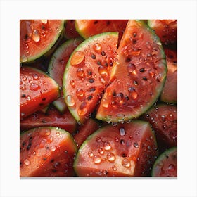 Watermelon Slices Canvas Print