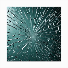 Shattered Glass 3 Canvas Print