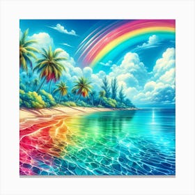 Rainbow Beach 2 Canvas Print