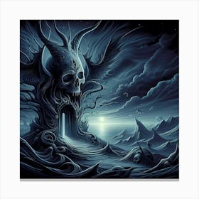 Dark - - Painting Canvas Print