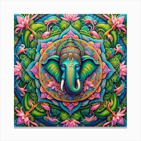 Ganesha Mandala 3 Canvas Print