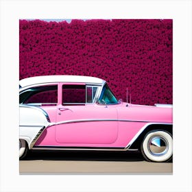 Pink Chevrolet 3 Canvas Print