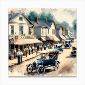 Early 20th Century Americana~Reimagined 16 Canvas Print