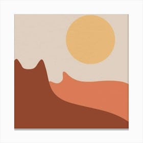 Desert Landscape Canvas Print