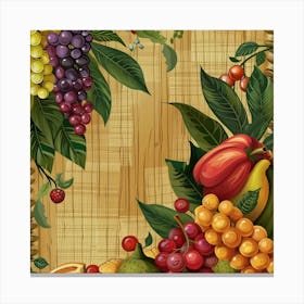 Fruit Frame Canvas Print