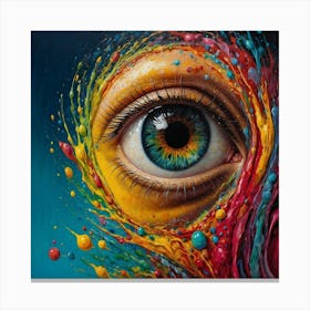 Eye Of The Rainbow 2 Canvas Print