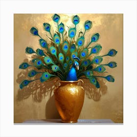 Peacock 1 Canvas Print