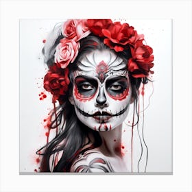 Day Of The Dead 5 Canvas Print