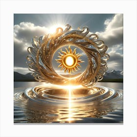 Golden Sun 8 Canvas Print