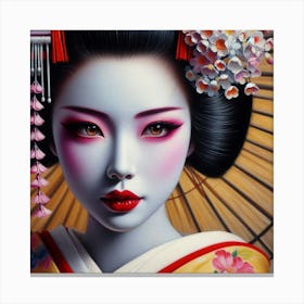 Geisha 222 Canvas Print