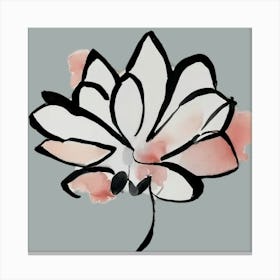 Lotus Flower Room Decor Canvas Print