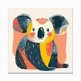Charming Illustration Koala 4 Canvas Print