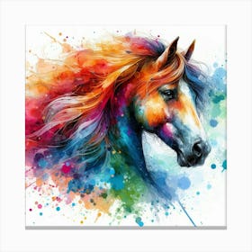 Colorful Horse Canvas Print