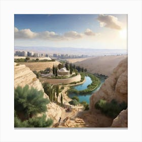 Israel'S New City Canvas Print