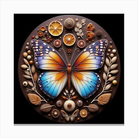 Preserved Butterfly Art 6 Canvas Print