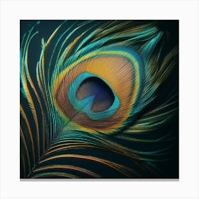 Peacock Feather Canvas Print