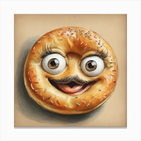 Bagel 19 Canvas Print