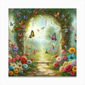 Fairy Garden 1 Canvas Print