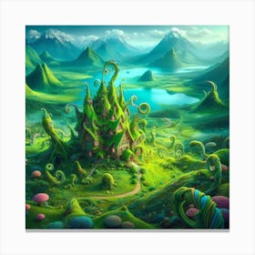 Fairytale Castle 1 Canvas Print