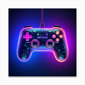 Psokal01 Neon Style Gamind Pad 482cade1 2ce9 457f Bbf3 E385a82247a2 Canvas Print