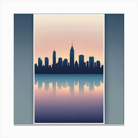 New York City Skyline 4 Canvas Print