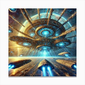 A Vivid Depiction Of The Immense Size Of The Rift Canvas Print