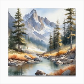 Mountain Stream 15 Canvas Print