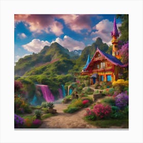 Enchanted House Canvas Print