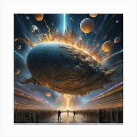 End Of The World paintings art print Canvas Print