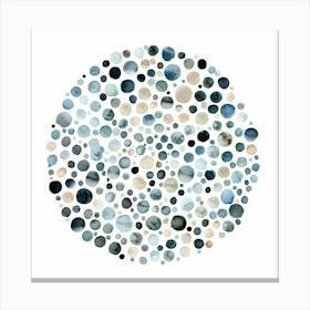 Circle Of Dots Canvas Print