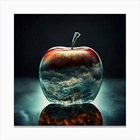 Apple In The Sky Canvas Print