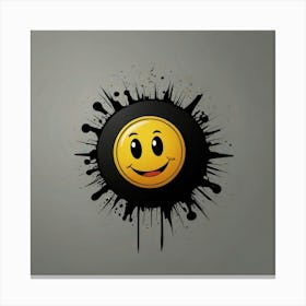 Smiley Face Canvas Print