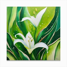 Lilies of the valley 1 Canvas Print