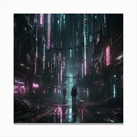 Futuristic City 1 Canvas Print