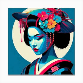 Japan Geisha Visual 124 Canvas Print