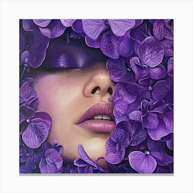 Purple Flowers 2 Canvas Print