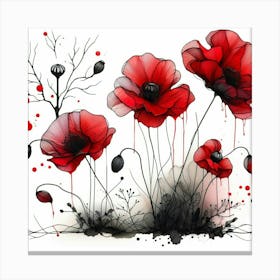 Poppies Canvas Print