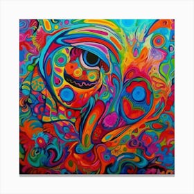 Eye Of The Owl Canvas Print