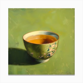 Tea In A Japanese Cup Canvas Print