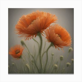 The last flowers Canvas Print