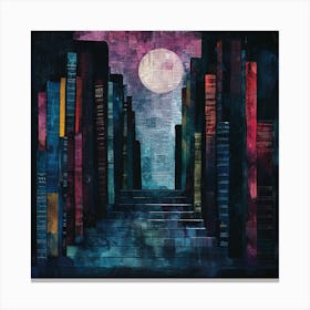 Night In The City 15 Canvas Print