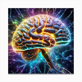 Brain 9 Canvas Print