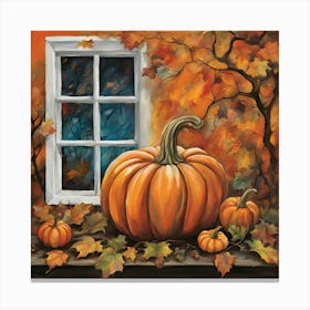 Halloween Pumpkin 2 Canvas Print